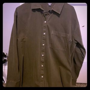 NWT Aerie Linen Button-up